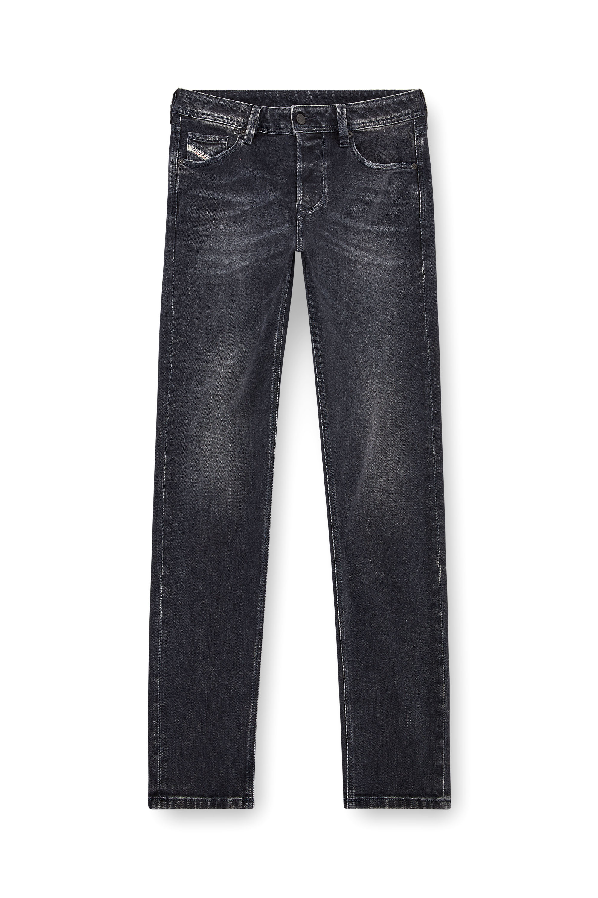 Diesel - Man Tapered Jeans 1986 Larkee-Beex 09K51, Black/Dark grey - Image 5