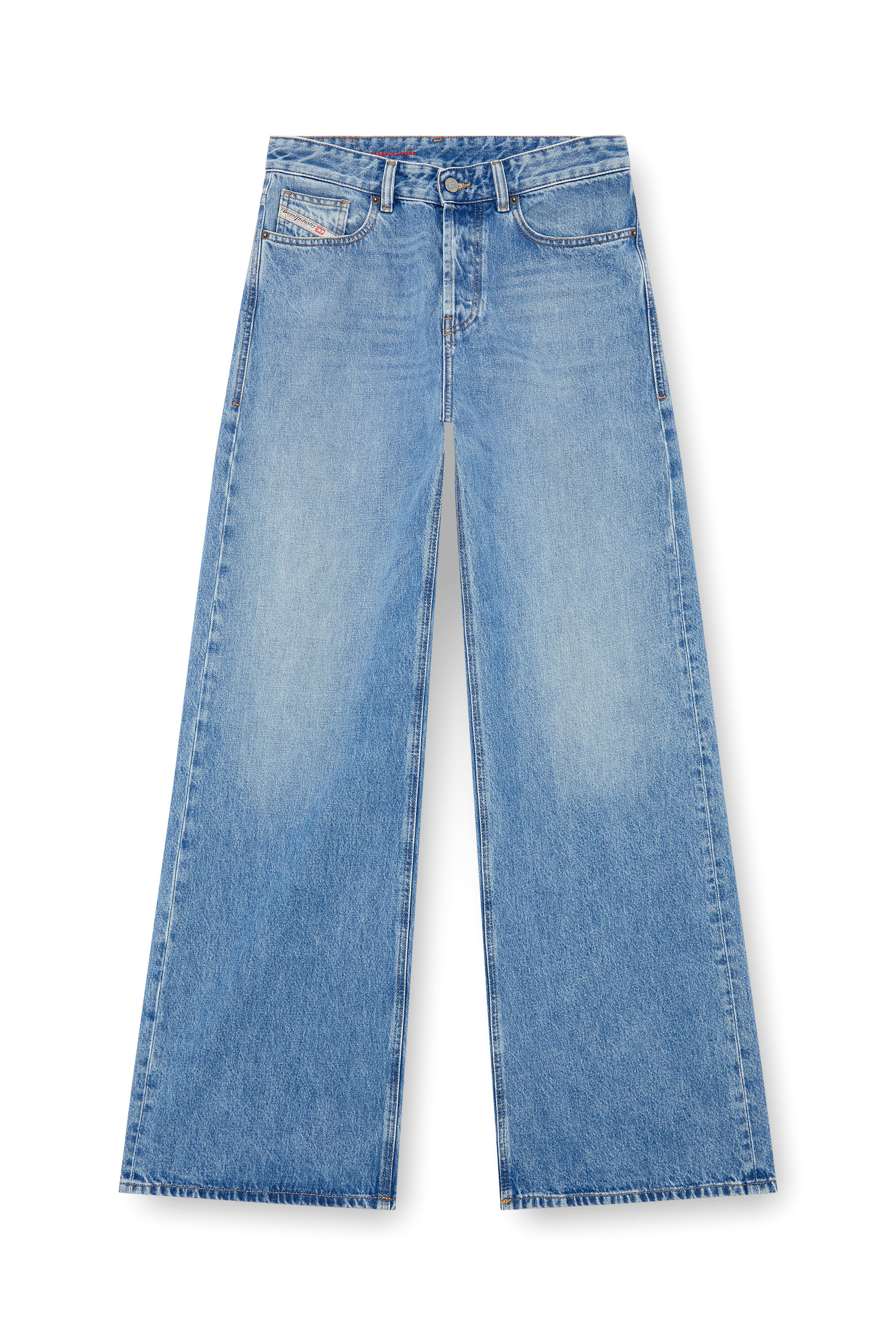 Diesel - Woman Straight Jeans 1996 D-Sire 09I29, Light Blue - Image 7