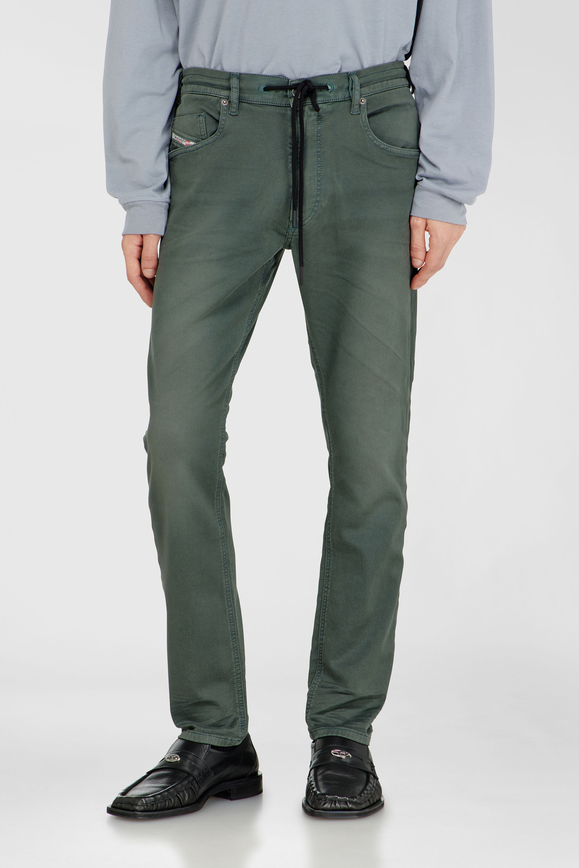 Diesel - Man's Regular 2032 D-Krooley Joggjeans&reg; 0670M, Grey - 1