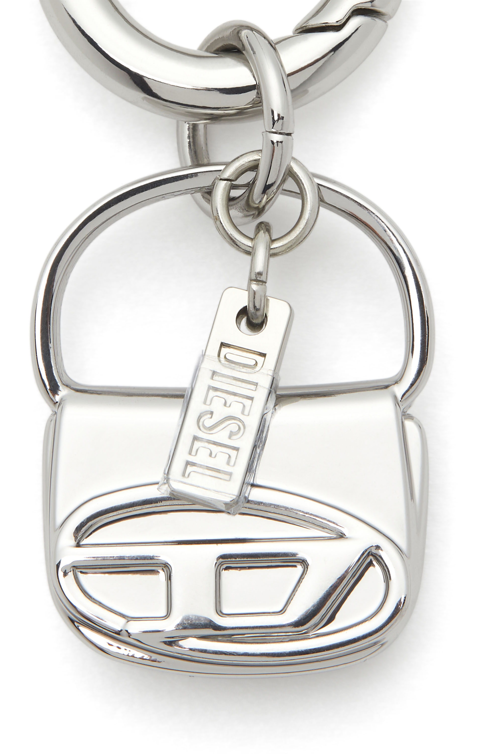 Diesel - CHARM-1DR, Woman's Metal charm with mini 1DR charm in Silver - 2