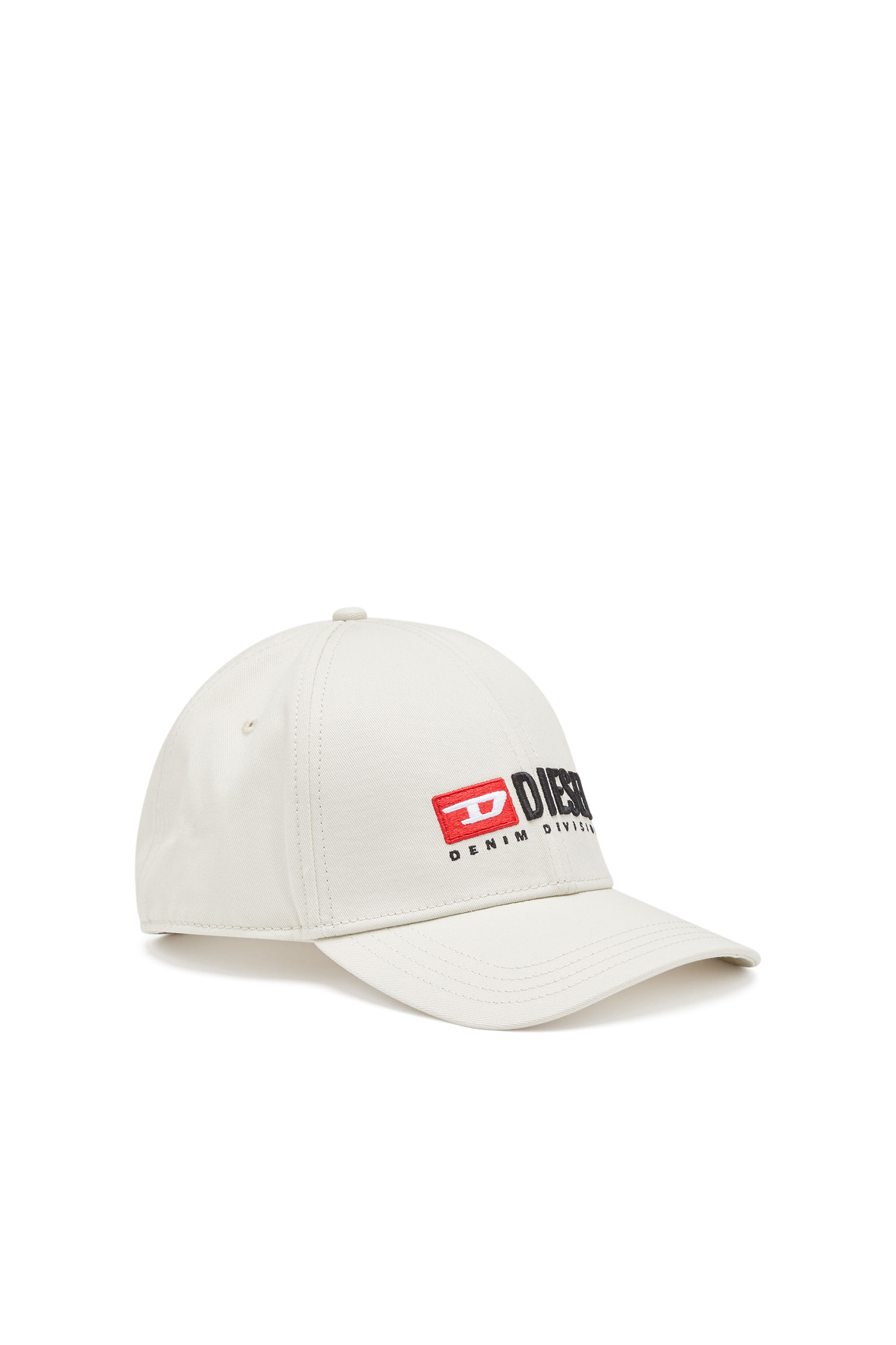 Diesel - CORRY-DIV, Unisex Baseball cap with Denim Division logo in White - Image 1