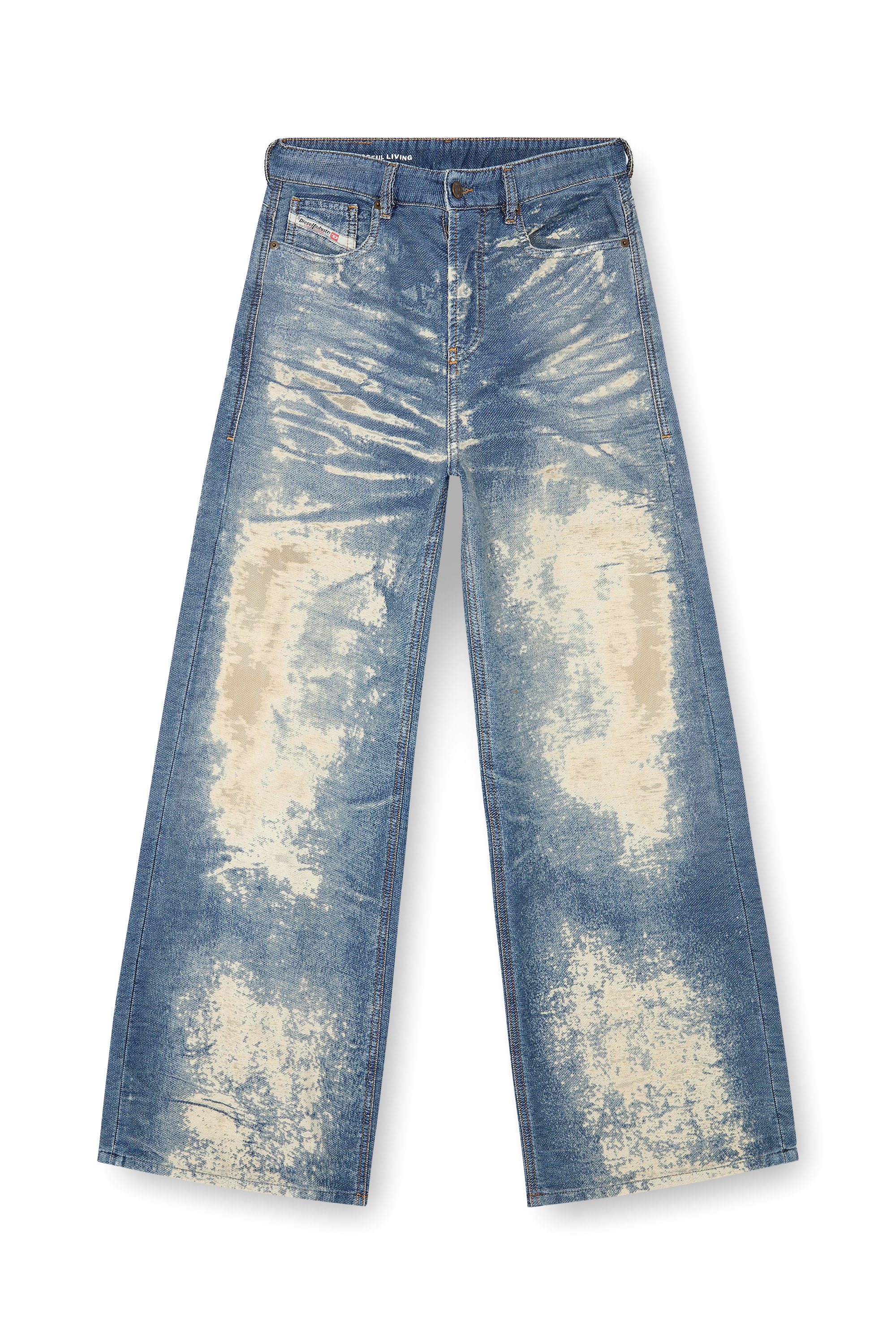 Diesel - Woman's Relaxed Jeans 1996 D-Sire 068RE, Medium blue - 3