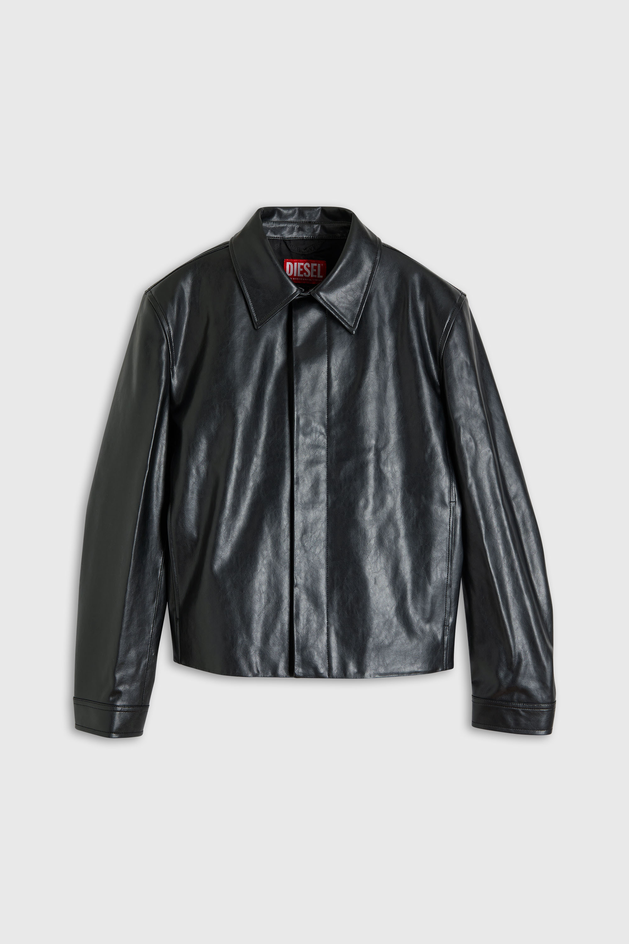 Diesel - L-HAUSTY-DGBX, Man's Sleek coach jacket in Black - 2