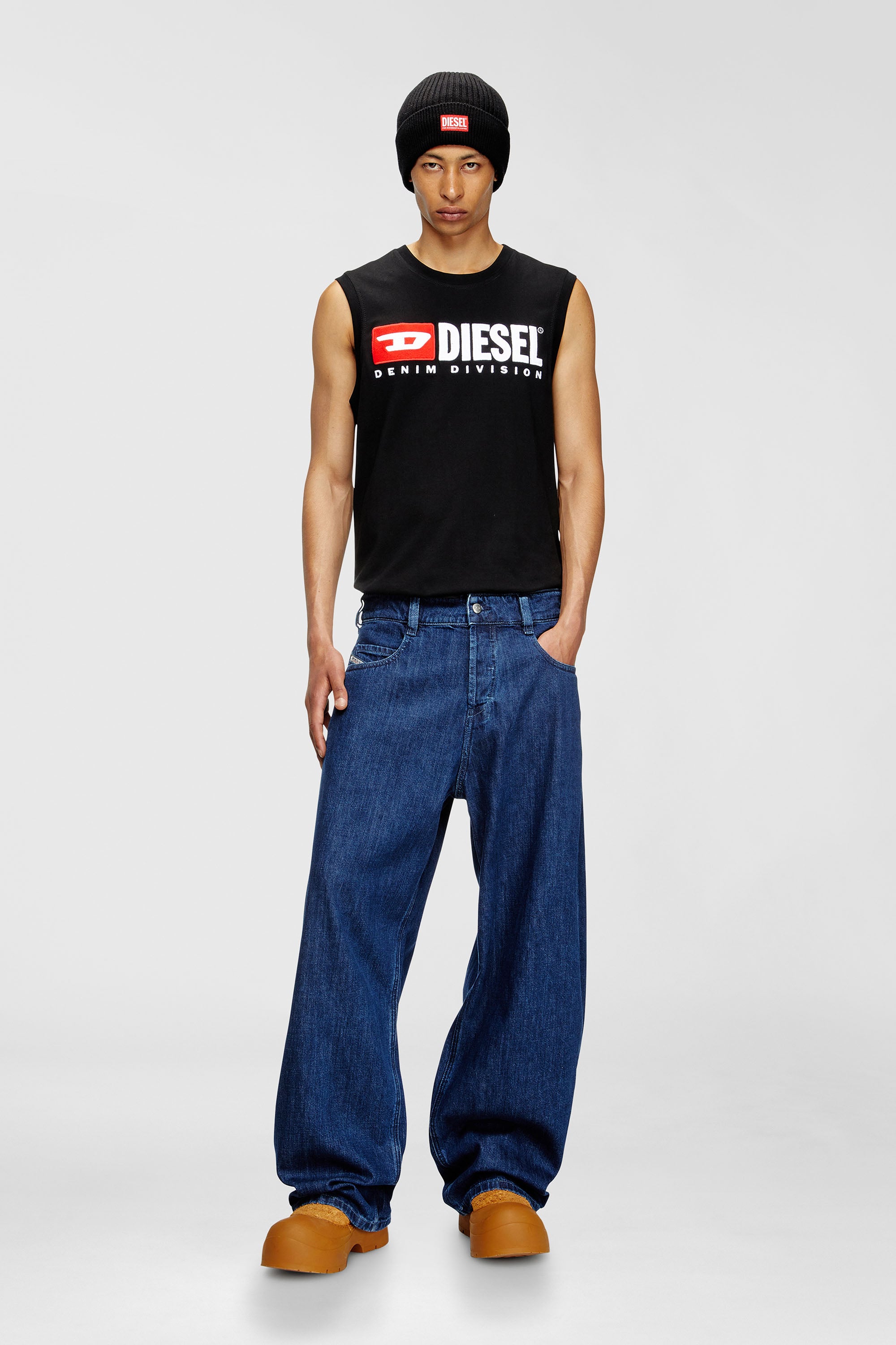 Diesel - Unisex's Relaxed Jeans 1997 D-Enim-M 0DBDX, Dark Blue - 1