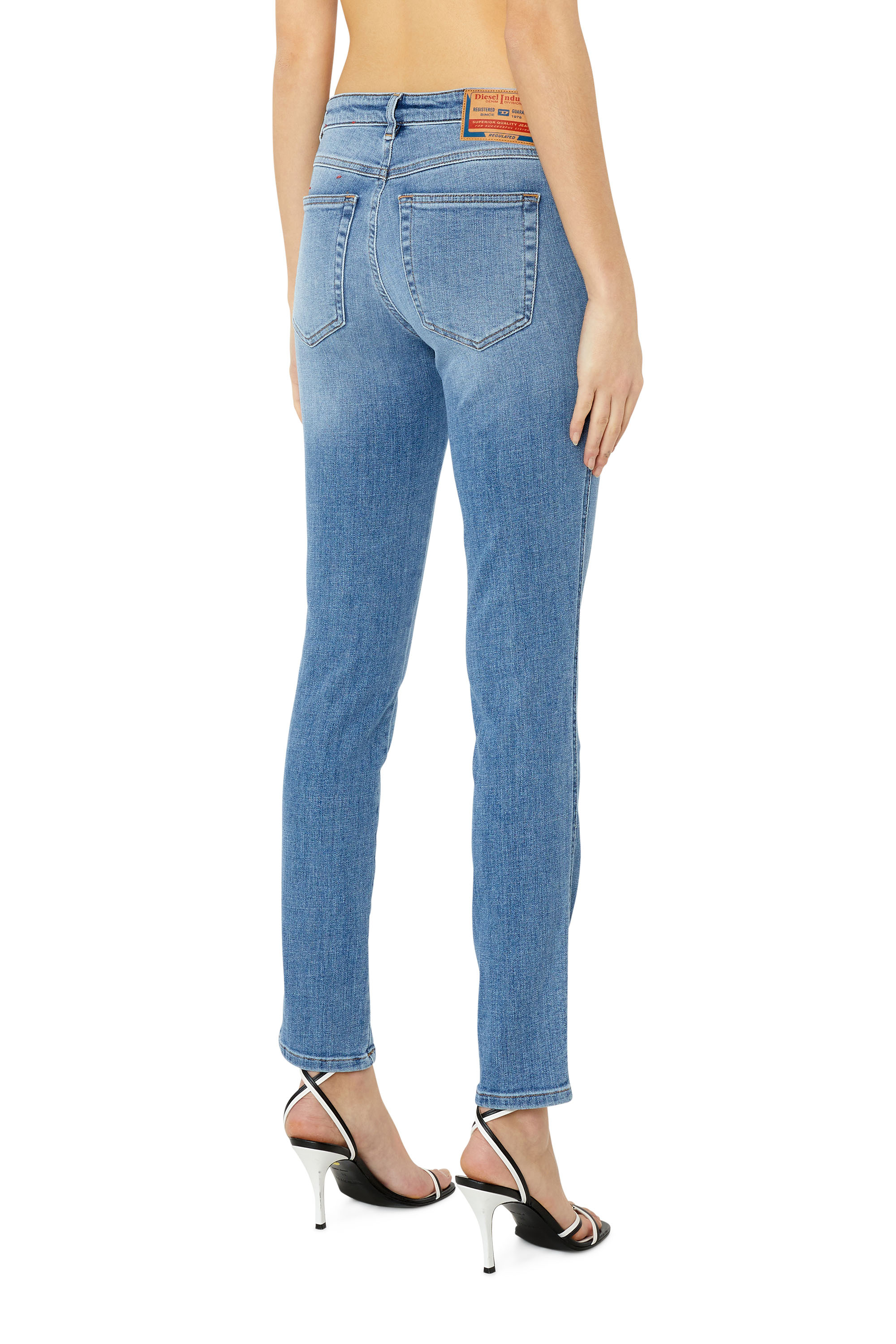 Diesel - Skinny Jeans 2015 Babhila 09C01, Medium blue - Image 2